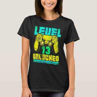 13e verjaardag I Level 13 vrijgespeeld I Officiee T-shirt