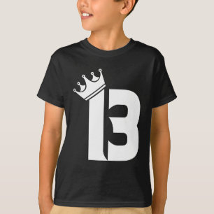 13e verjaardag jongens meisjes nummer tiener t-shirt