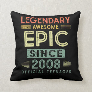 13e verjaardag Legendary 2008 Officiële tiener Kussen