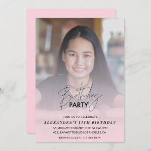 13e verjaardag uitnodiging Verjaardagsfeest Foto r