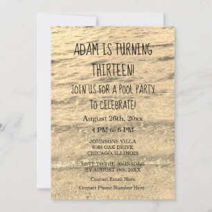 13e verjaardag van de Aangepaste leeftijd Sparkly  Kaart