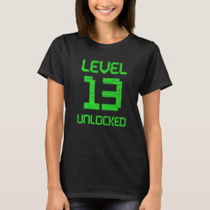 13e verjaardag van games Retro 13 jaar oude meisje T-shirt