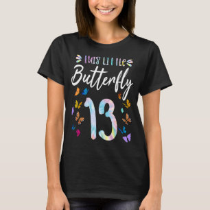 13e verjaardag vlinders 13 jaar oud meisjes Butte T-shirt