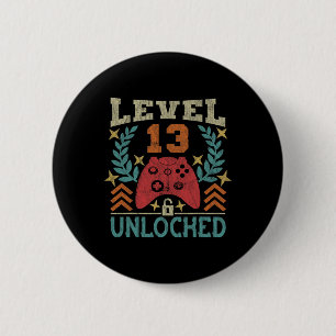  13e verjaardagscadeau 13 Jaar Oud Jongen Meisje G Ronde Button 5,7 Cm