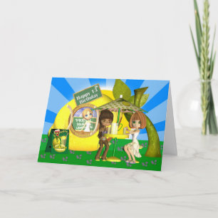 13e verjaardagskaart Lemonade met vrienden Kaart