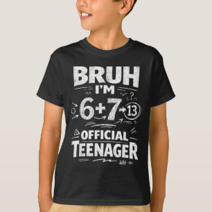 13e verjaardagsshirt grappige meme 6 7 verjaardag  t-shirt