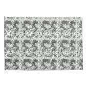 13e zwart + wit kant bruiloft Jubileum Kussensloop (Achterkant-Rechts)