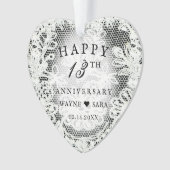 13ème anniversaire du Mariage de dentelle noir + b (devant)