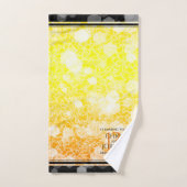 13ème anniversaire Mariage de la Citrine (Serviette à main)