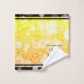 13ème anniversaire Mariage de la Citrine (Gant de toilette)