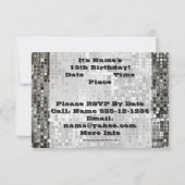 13ème Ou toute invitation d'argent de fête (Dos)