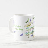 13ème Tasse de danse de papillon d'anniversaire (Devant gauche)