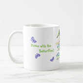 13ème Tasse de danse de papillon d'anniversaire (Gauche)
