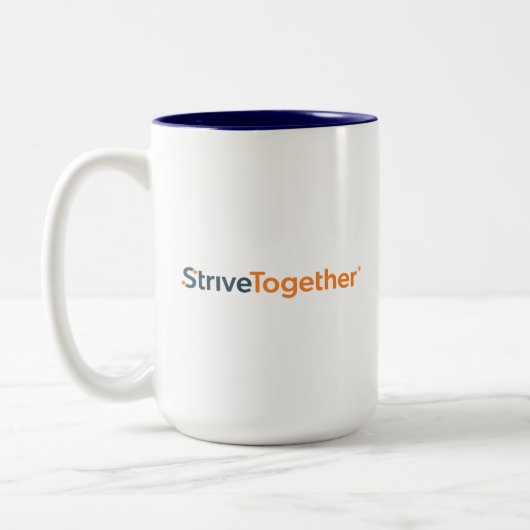 13oz Mug - Blue Interior (Gauche)