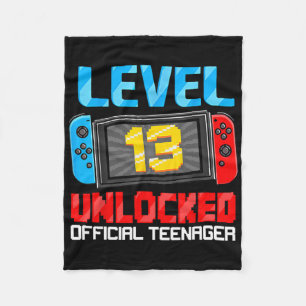 13th Birthday Game Level 13 Ontgrendeld Officiële Fleece Deken