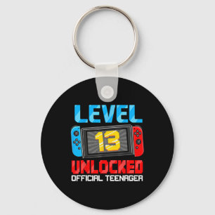 13th Birthday Game Level 13 Ontgrendeld Officiële Sleutelhanger