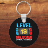 13th Birthday Game Level 13 Ontgrendeld Officiële Sleutelhanger (Voorkant)