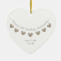 13th Wedding Jubileum, ornament