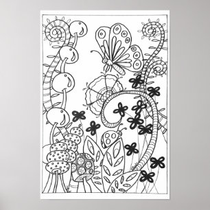 13x19 kleuren posters vlinder