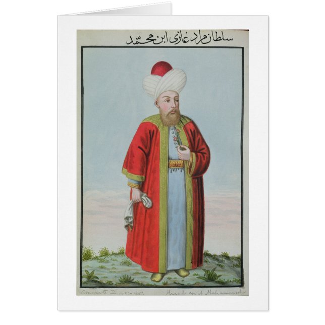 1404-51) sultans II d'Amurath (Murad) (1421-51, de (Devant)