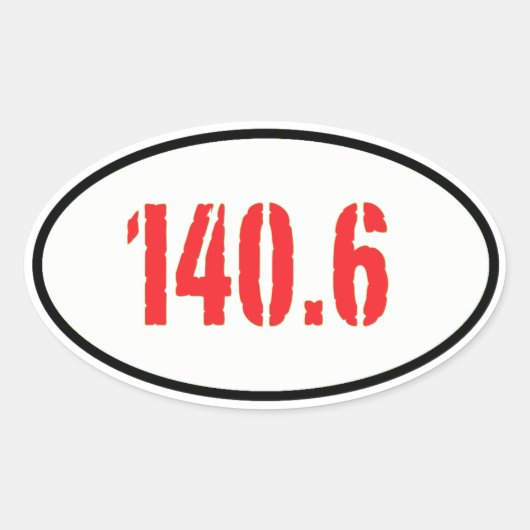 140.6 OVALE STICKER (Voorkant)