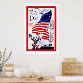 140e vlaggendag ~  Adverteren Poster (Keuken)