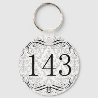 143 Gebiedscode Sleutelhanger