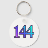 144 Angel Number Confirmation Sleutelhanger (Voorkant)