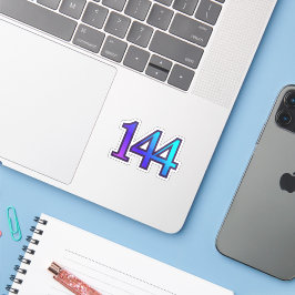 144 Angel Number Confirmation Sticker