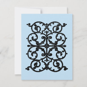 146 St Denis St. Portret Wenskaart Feestdagenkaart