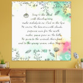 147 psalm canvas afdruk (Insitu (Woonkamer))