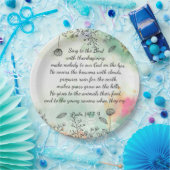 147 psalm papieren bordje (Feest)