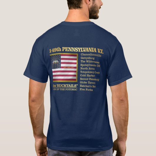 149e Pennsylvania VI (BH) T-shirt (Achterkant)