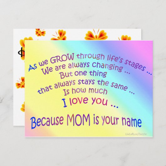 14.05.06.08 BRIEFKAARTEN VLINDERS (Voorkant / Achterkant)