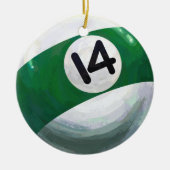 14 Ball Keramisch Ornament (Voorkant)