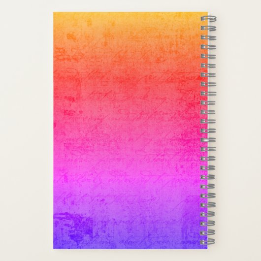 14 cm x 21,6 cm Carnet spiral (Verso)