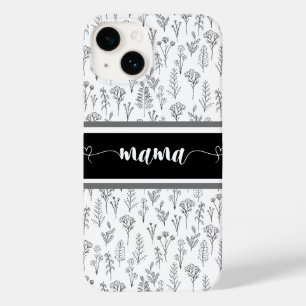 14 Coque iphone noir et blanc pour maman