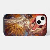 14 Coque robuste pour iPhone 14, brillante (Verso Horizontal)