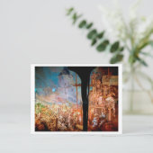 #14 Defensie van Sziget tegen de Turken, Mucha Briefkaart (Staand voorkant)