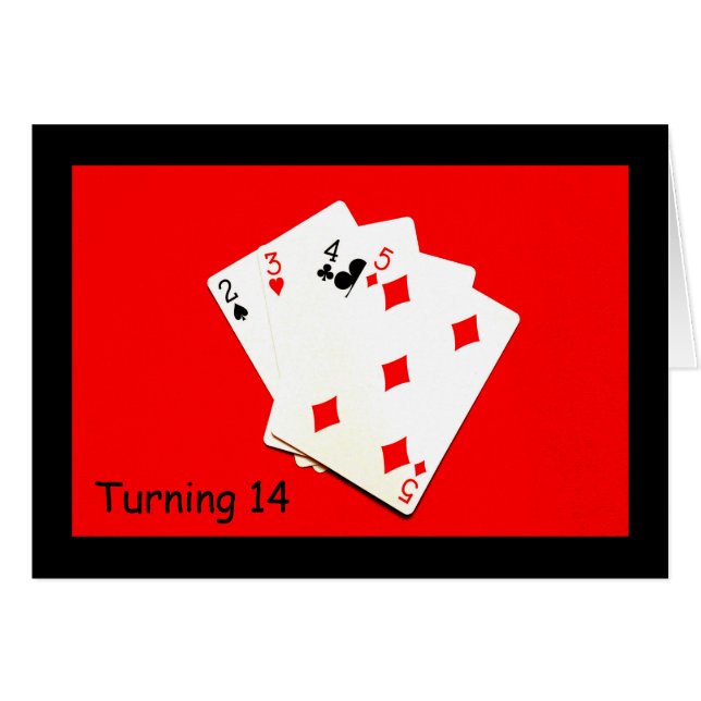 14 draaien is een grote deal! (Voorkant Horizontaal)