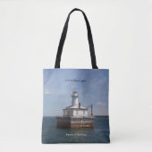 14 Foot Shoal Light over de hele canvas tas (Voorkant)