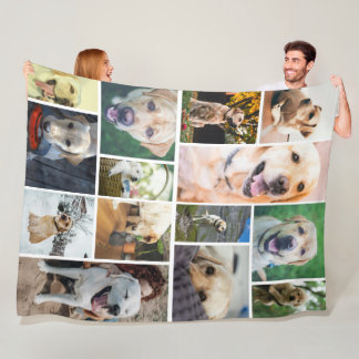 14 Foto Collage Aangepast Gepersonaliseerd Fleece Deken