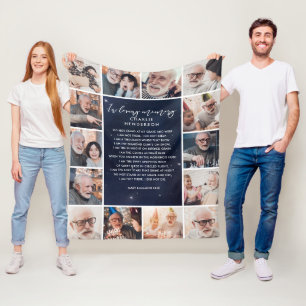 14-Foto In Loving Memory Nachtelijke Hemel Aangepa Fleece Deken