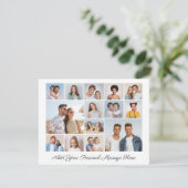 14 Fotocollage Voeg uw eigen Wenskaart toe (Staand voorkant)