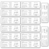 14 gel nagellak 15ml flesetiketten minimalistisch sticker (Voorkant)