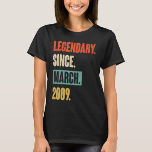 14 jaar oud azijnmerk op 14 maart t-shirt