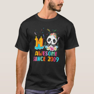 14 jaar oud Geweldige sinds 2009 14e verjaardag Pa T-shirt