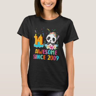 14 jaar oud Geweldige sinds 2009 14e verjaardag Pa T-shirt