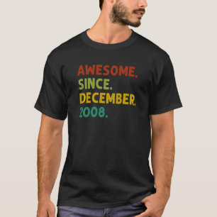 14 jaar oud Geweldige sinds december 2008 14e verj T-shirt