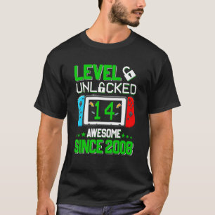 14 jaar oud Jongen Niveau 14 Niet-vergrendeld Gewe T-shirt